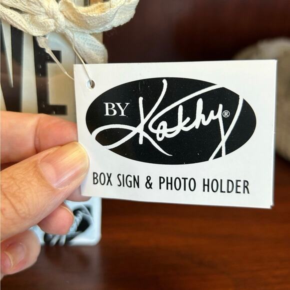 Grandma Grandkids NWT Wire Photo Clip and Table Decor Block 2 piece Set - Picture 4 of 4